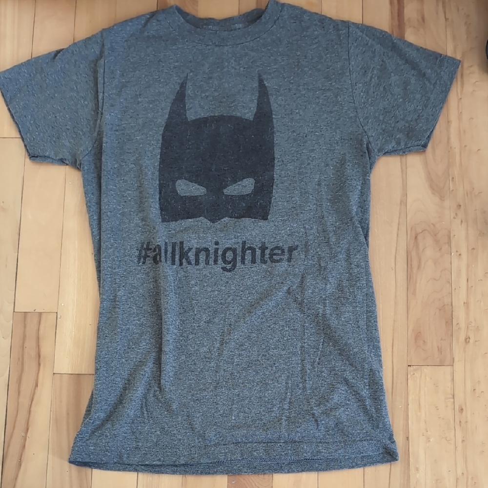DC Batman Grey Graphic T-Shirt Adults Small